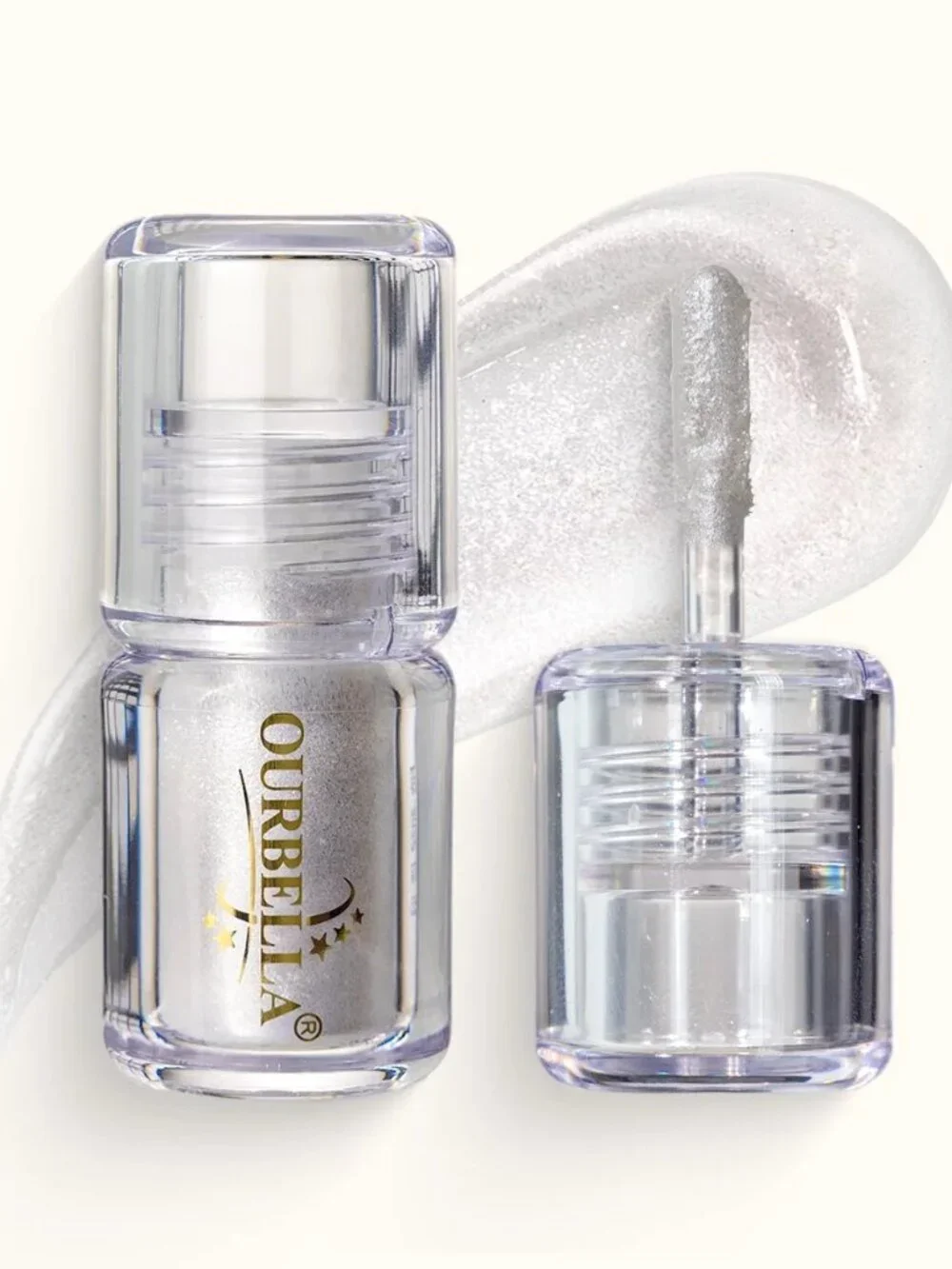 OURBELLA Silver Shimmer Liquid Eyeshadow - Fairymoon